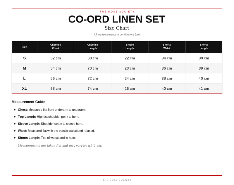 Size guide